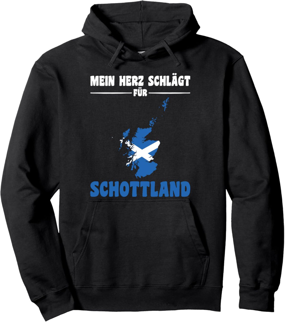 Schottland Flagge Mein Herz schlägt für Schottland Pullover Hoodie