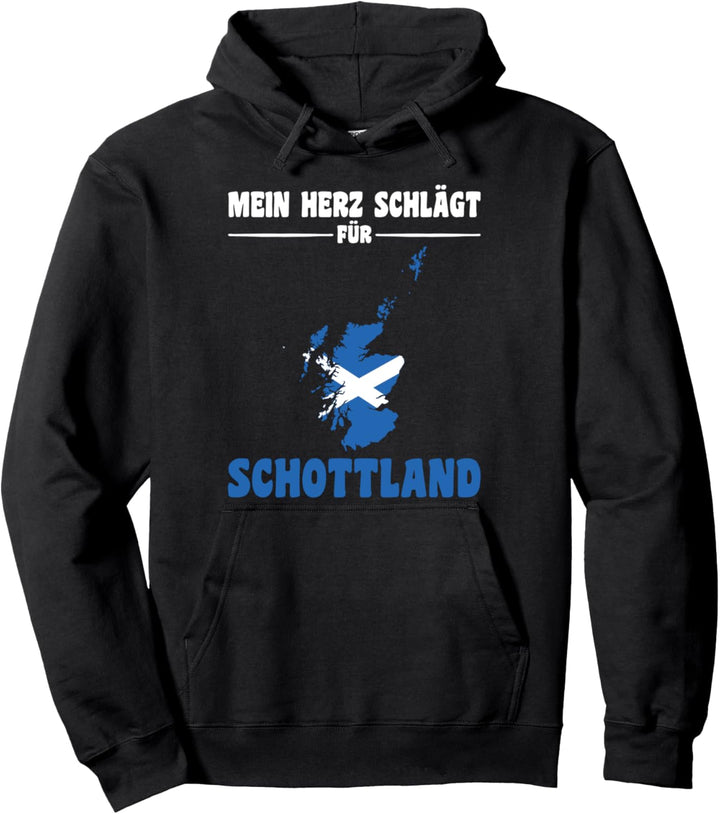 Schottland Flagge Mein Herz schlägt für Schottland Pullover Hoodie