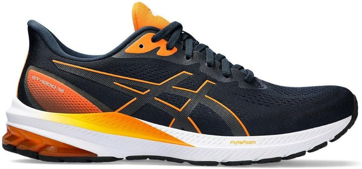ASICS GT-1000 12 Laufschuh Herren 46.5 EU Blau Orange, 46.5 EU French Blue Bright Orange