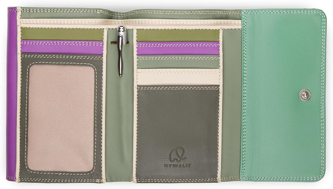 mywalit Unisex Double Flap Purse Accessory-Travel Wallet 11 Orchid, 11 Orchid