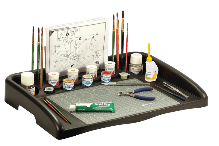 Humbrol Work Station Modellierbank, Schwarz