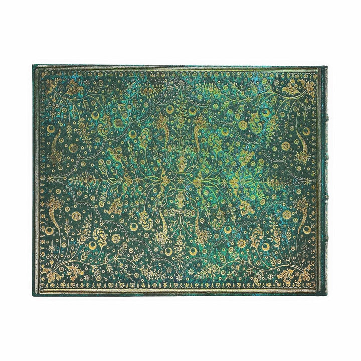 Paperblanks - Emerald Flower - Nature's Grace - Guest Book - Guest Book - Unlined - Clasp - 144 Pg -
