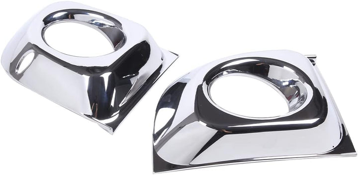 YANER Nebelscheinwerfer-Ringblenden für Frontstossstange, passend für Fiat 500 2011–2015, Nebelschei