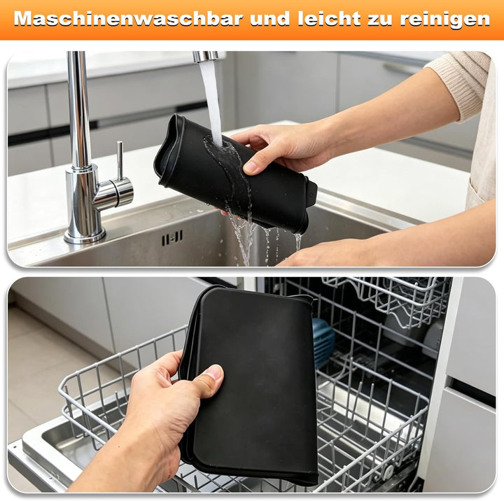 Displayschutz und Dampfumleiter Set für Thermomix TM7 Bimby, Silikon Display Abdeckung gegen Kratzer