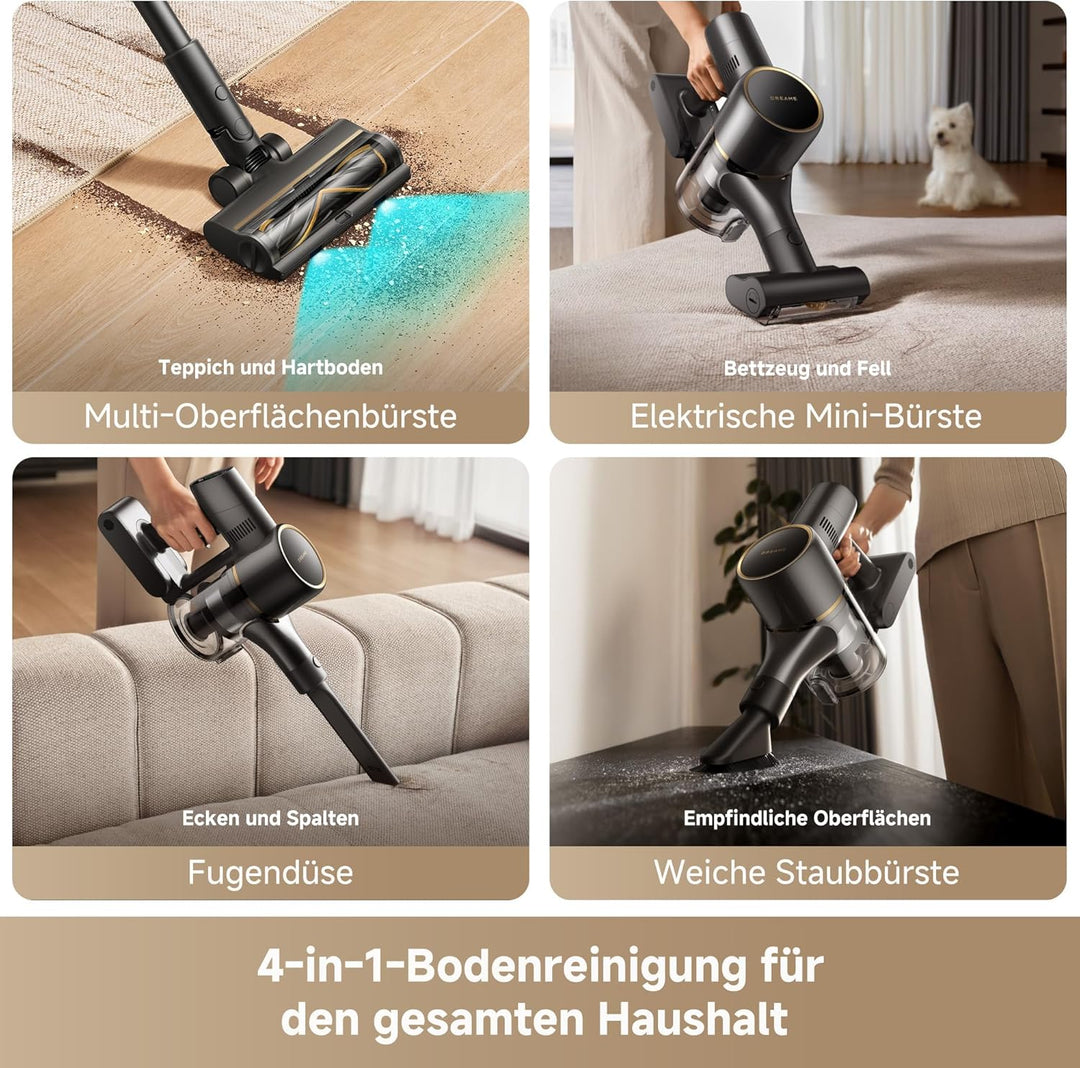 dreame R20 SE-A Akku-Staubsauger, 20.000 PA/ 150 AW Saugkraft, 90 Min., LED-Display, 0,6 l Staubbehä