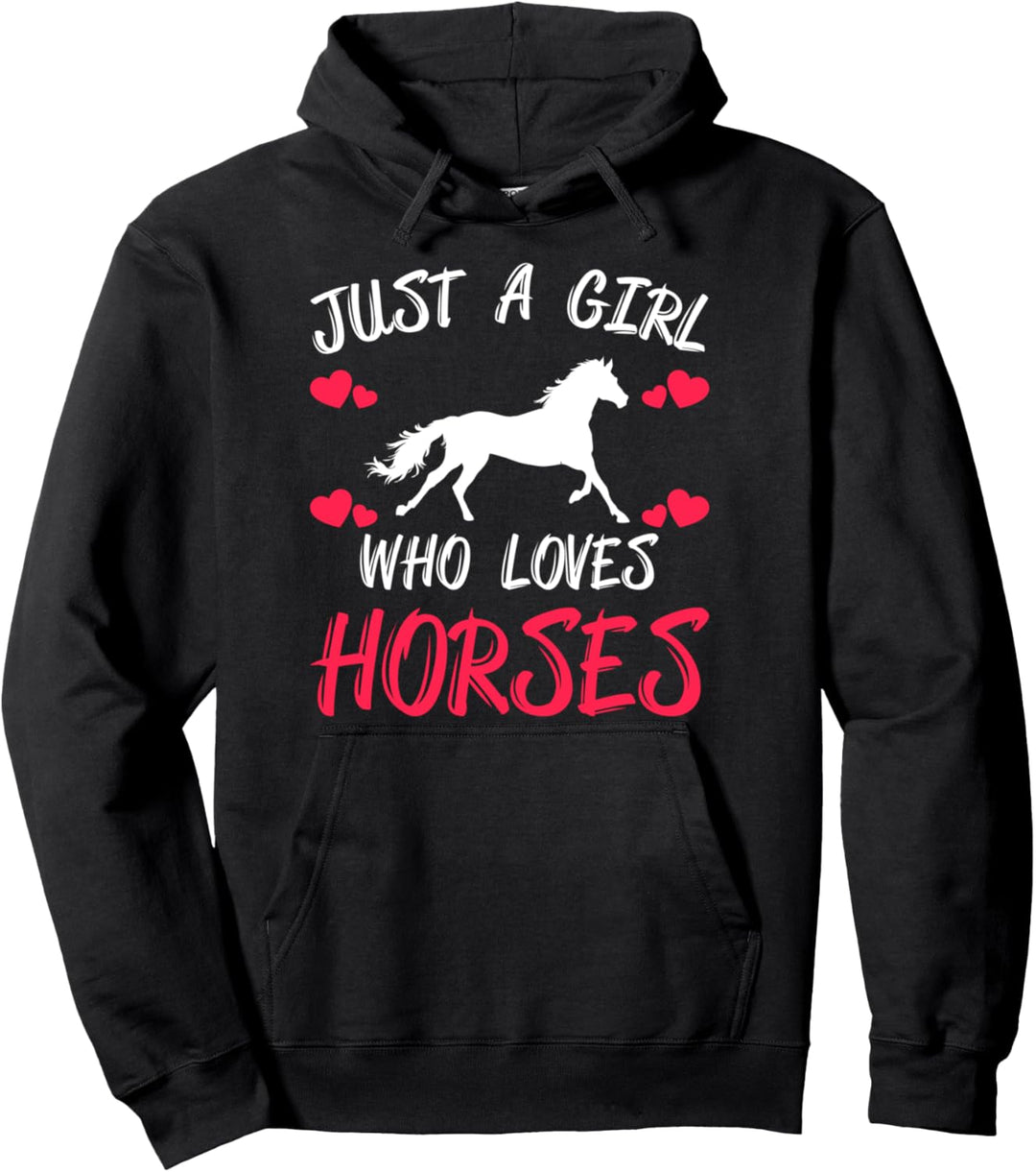 Reiterhof Pferdesport Reiterin Damen Pferde Mädchen Pullover Hoodie