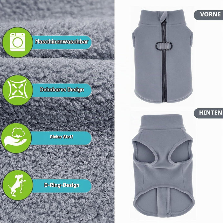 Oslueidy Hundemantel Fleece Hunde Jacken Hund warme Mäntel Winter Haustier Kleidung Hoodies Pullover