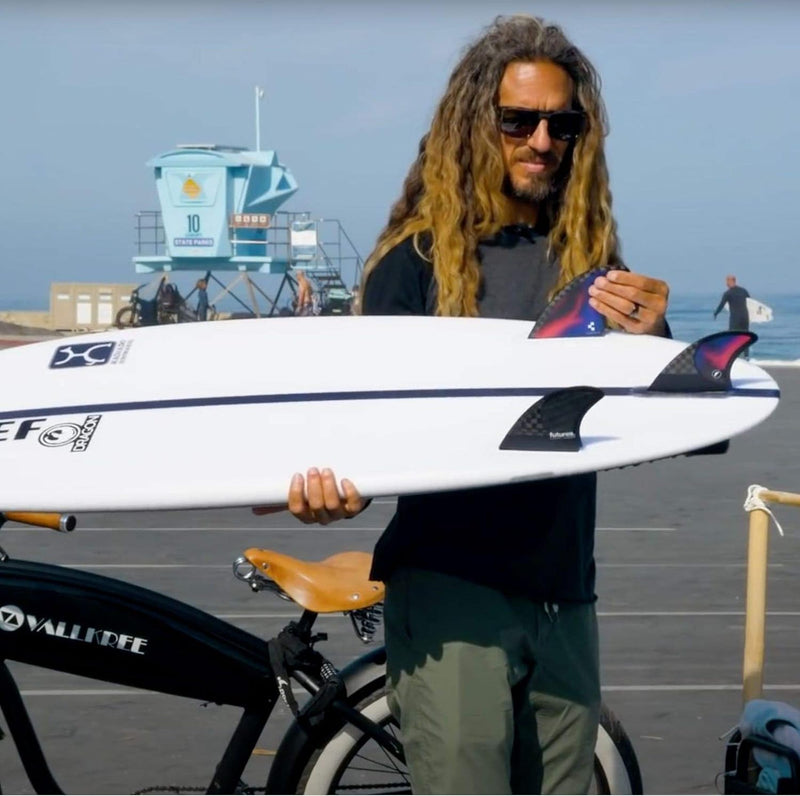 FUTURES Thruster Fin Set Rob Machado Pivot Blkstx