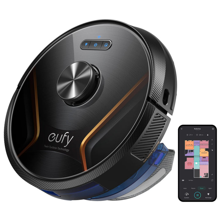 eufy Saugroboter mit Wischfunktion, RoboVac X8 Hybrid, 2X 2000Pa Saugleistung, iPath Lasernavigation