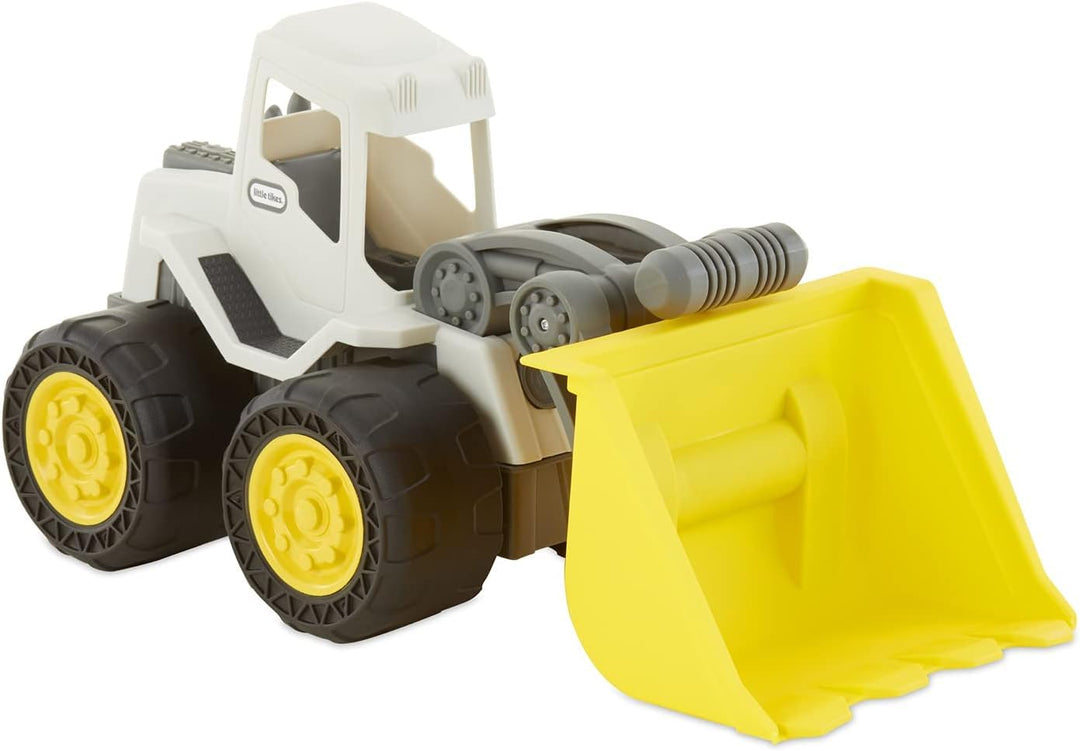 little tikes Dirt Diggers 2-in-1 Baufahrzeug - Realistisches Design - Spielzeug für Draussen und Dri
