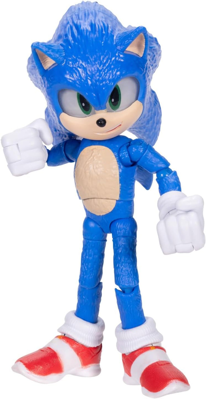 Sonic The Hedgehog Sonic 3 Movie Sonic mit Smaragd-Accessoire, Spielzeugfigur von Jakks Pacific, 13