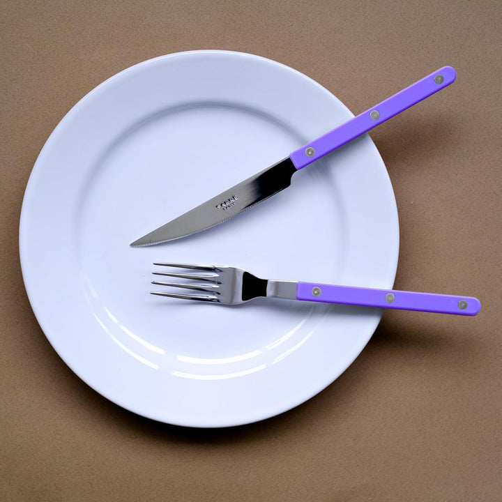 SABRE PARIS - Tafelbesteck, 5-teilig - Bistrot - Messer, Gabel, Esslöffel, Teelöffel & Kuchengabel -