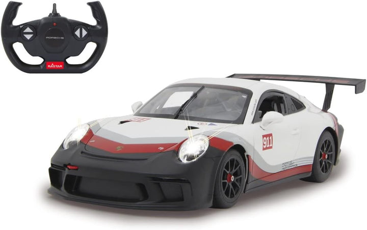 JAMARA 405153 - Porsche 911 GT3 Cup 1:14 2,4GHz - offiziell lizenziert,ca 1 Std fahren, 11 Km/h, per