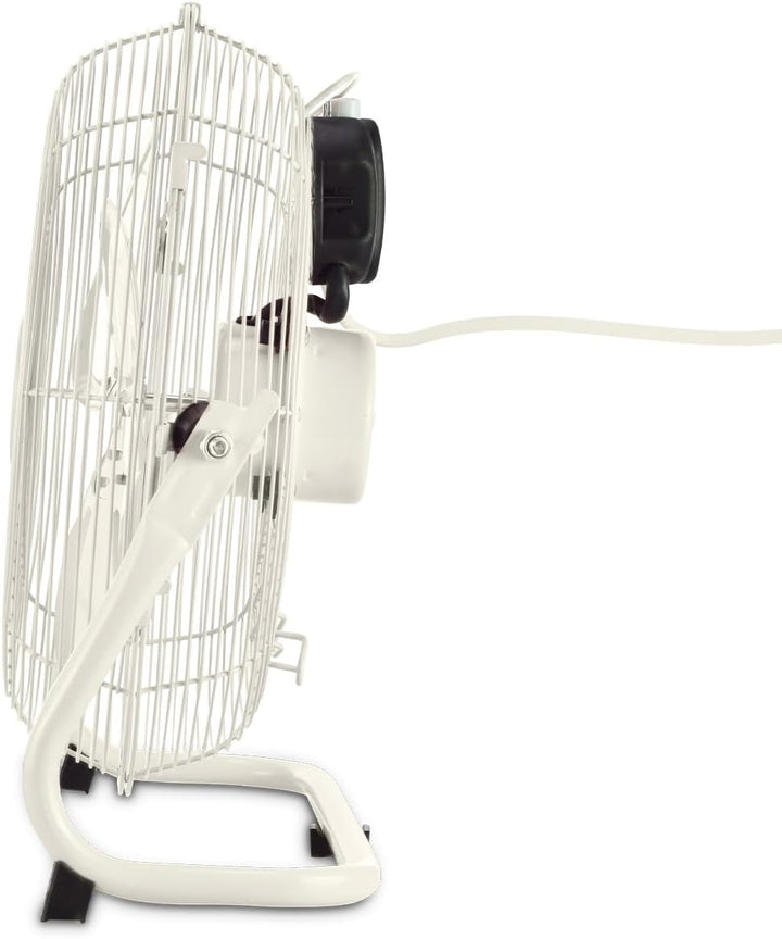 CREATE / AIR FLOOR RETRO/Industrieller Bodenventilator/Cremeweisser Ventilator, 16 Zoll, starker Luf