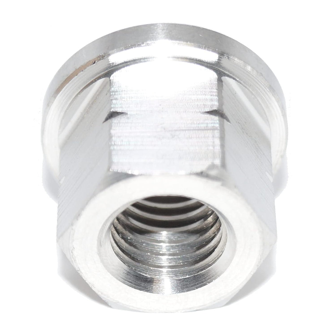 Sechskantmuttern M12 6 Stück DIN 6331 Edelstahl Muttern 1,5 d hoch, mit Bund A2 Edelstahl V2A M12 Se
