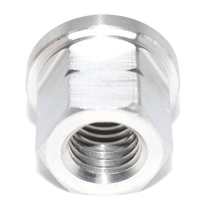 Sechskantmuttern M12 6 Stück DIN 6331 Edelstahl Muttern 1,5 d hoch, mit Bund A2 Edelstahl V2A M12 Se