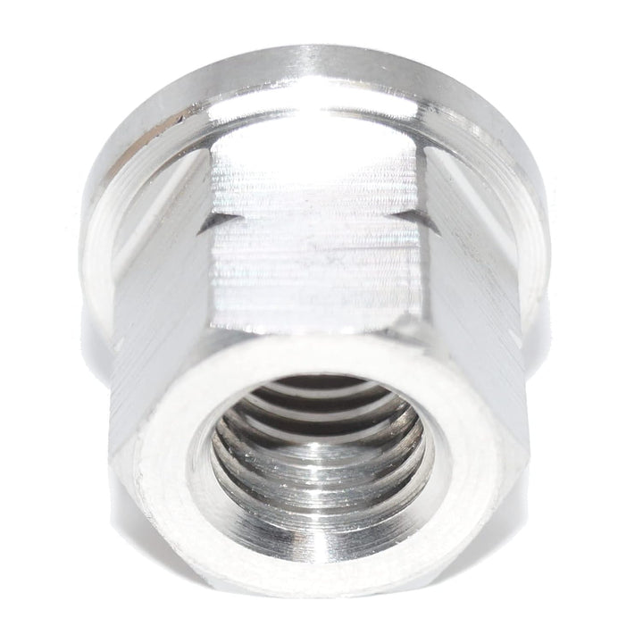 Sechskantmuttern M8 20 Stück DIN 6331 Edelstahl Muttern 1,5 d hoch, mit Bund A2 Edelstahl V2A M8 Sec