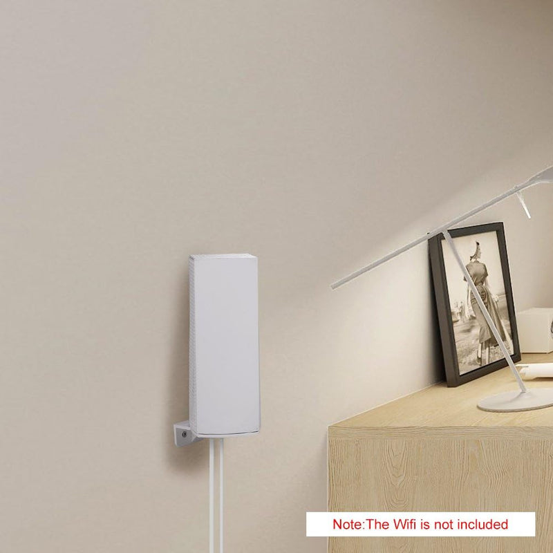 Sunydog Wandhalterung Halterung für Linksys Velop Tri-Band Whole Home WiFi Mesh System, Weiss 2er Pa