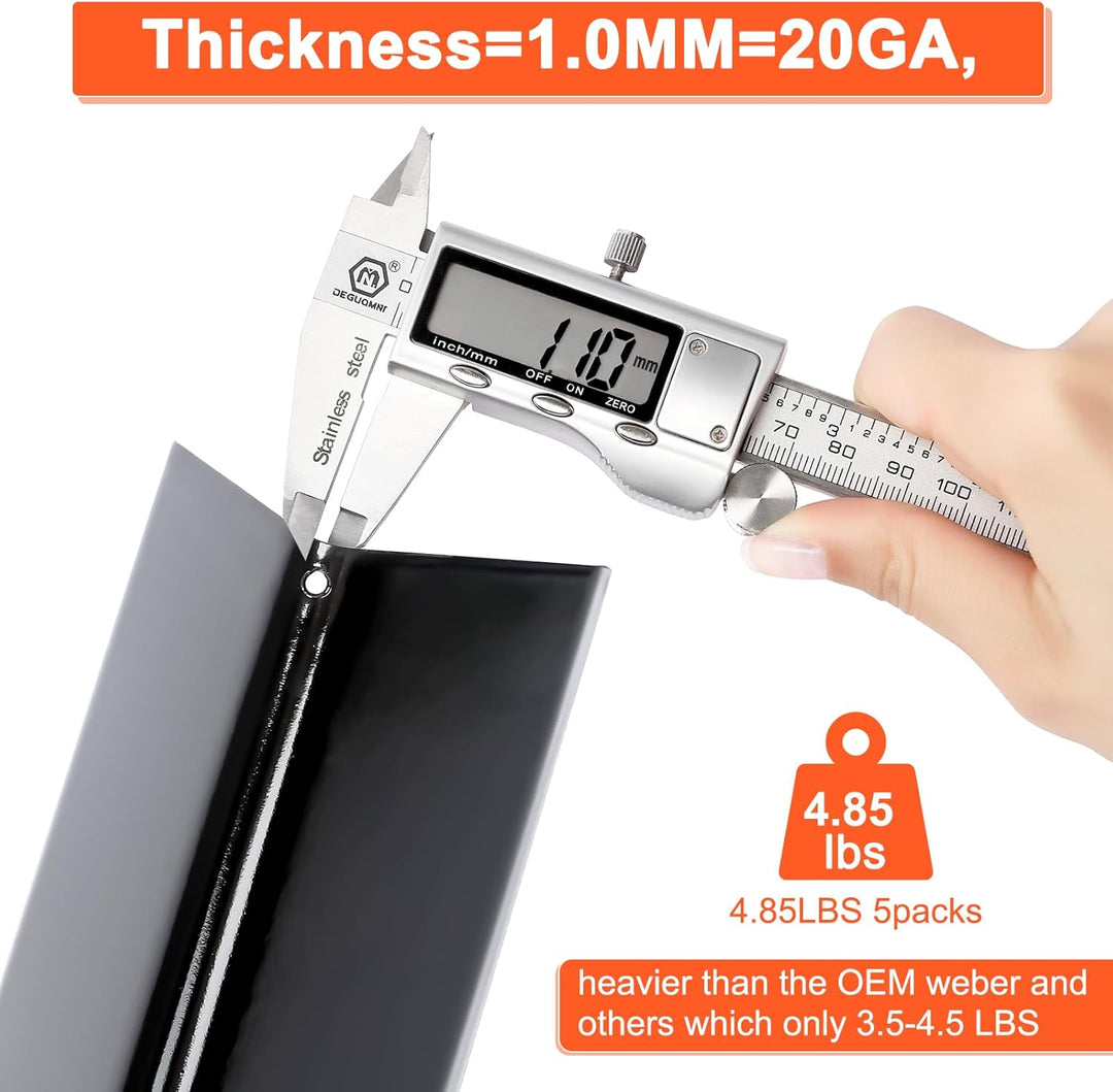 GFTIME 38,9cm Flavorizer Bar 7636 für Spirit E-310 320 330 (2013-Current), Spirit II E-310 S-310 Ser