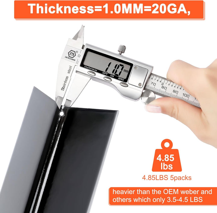 GFTIME 38,9cm Flavorizer Bar 7636 für Spirit E-310 320 330 (2013-Current), Spirit II E-310 S-310 Ser