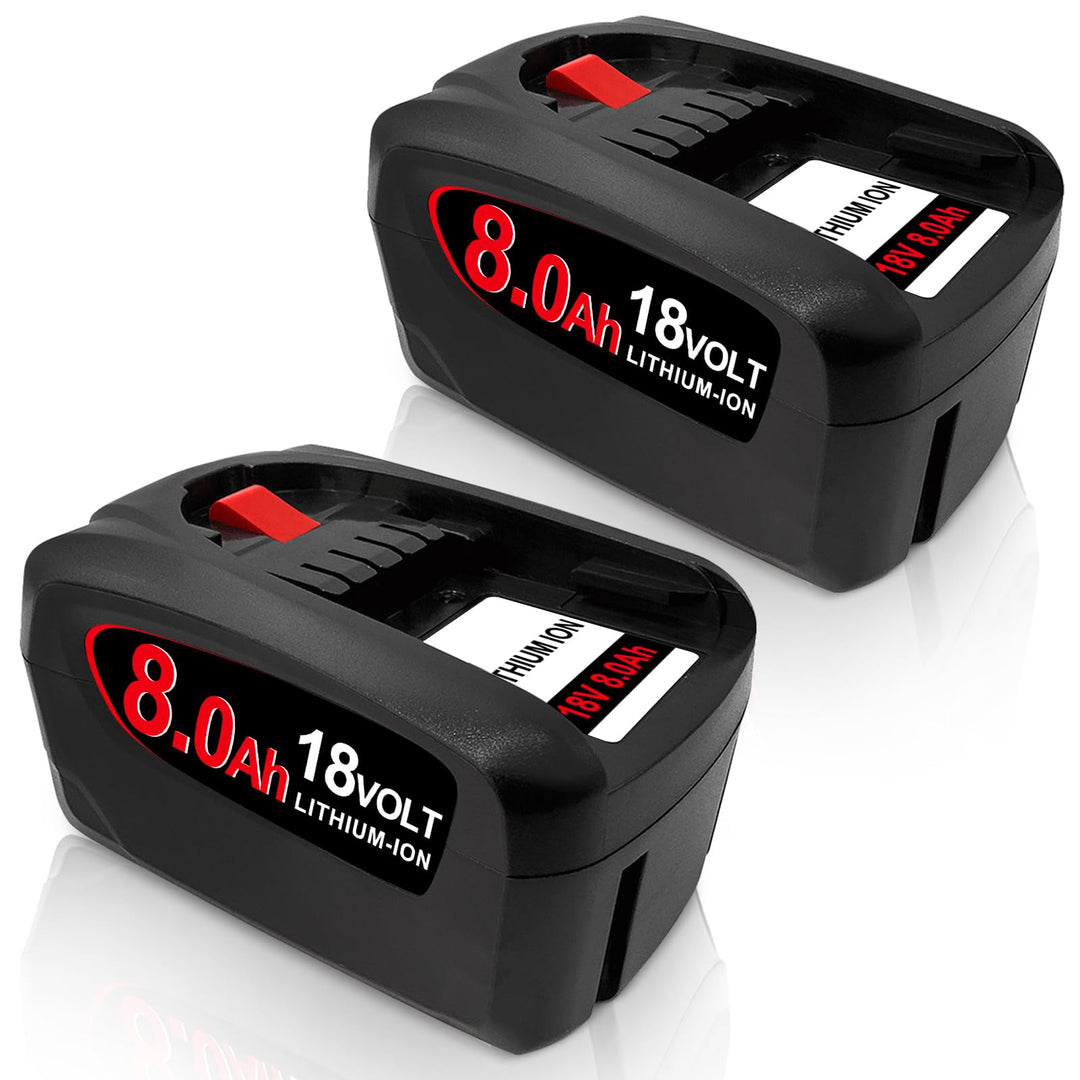 2 × 8.0Ah Ersatz für Bosch akku 18V Kompatibel mit Bosch 18V Akku Werkzeuge Home and Garden System,