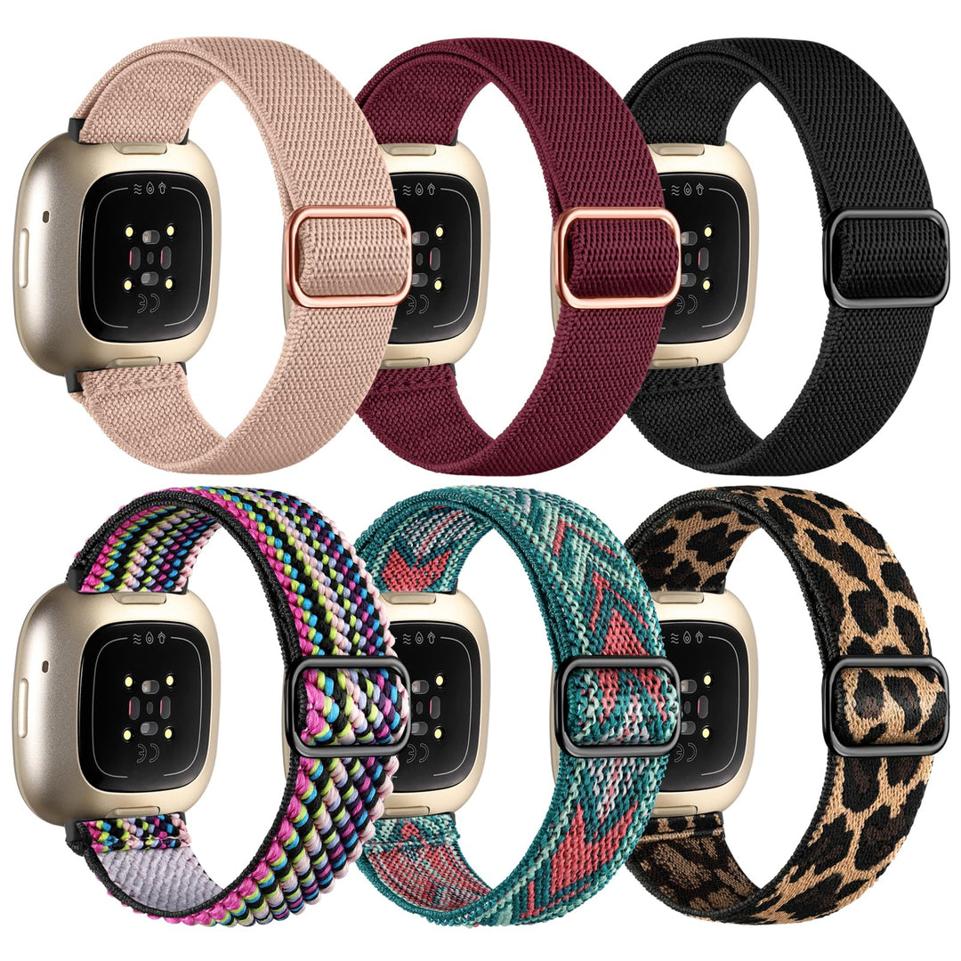 IMIVIO 6 Stück Kompatibel mit Fitbit Versa 3 Armband/Fitbit Versa 4 Armband/Fitbit Sense Armband/Fit
