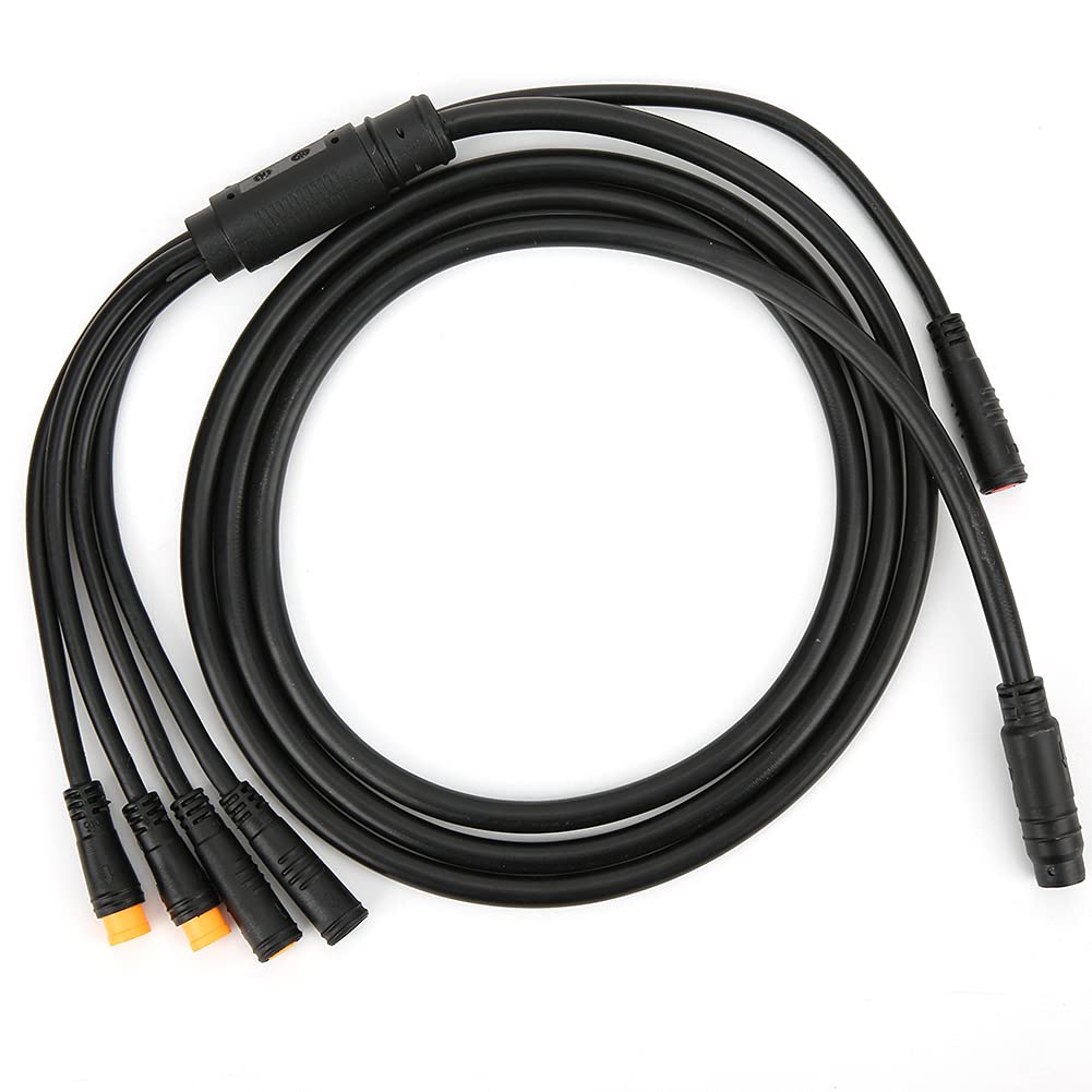VGEBY Elektrofahrradkabel, 1 Bis 5 Elektrofahrrad Wasserdichtes Kabel Integriertes Fahrradkabel mit