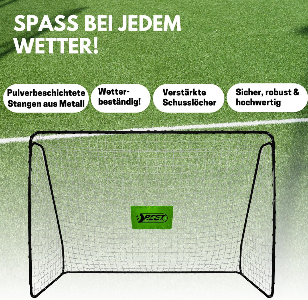 Best Sporting Fussballtor mit Torwand I Fussballtor Kinder mit verschiedenen Farbmotiven I Fussball