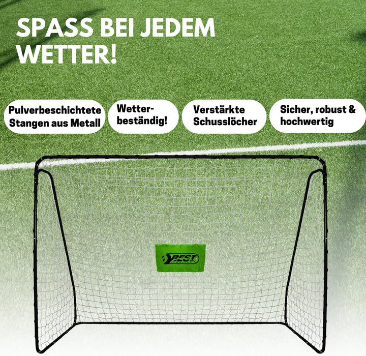 Best Sporting Fussballtor mit Torwand I Fussballtor Kinder mit verschiedenen Farbmotiven I Fussball