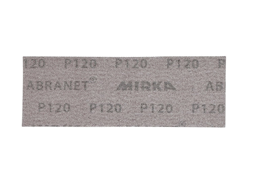 Mirka Abranet Netz-Schleifstreifen 80x230 mm Klett / Korn P120 / 50 Stk / zum Schleifen von Holz, Sp