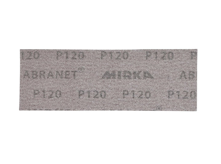 Mirka Abranet Netz-Schleifstreifen 80x230 mm Klett / Korn P120 / 50 Stk / zum Schleifen von Holz, Sp