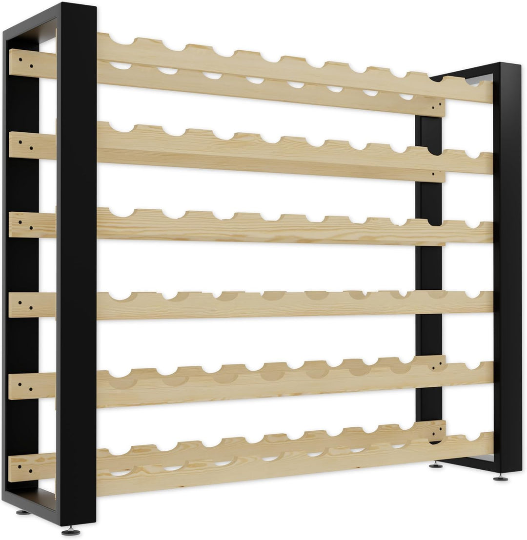 Lenmar Serie RW Weinregal aus Holz für Flaschen, LOFT, Flaschen, Wein, Flaschenregal, Kellerregal, R