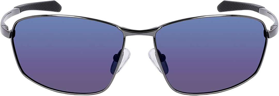 Columbia Herren C114sp Fir Ridge Sonnenbrille Einheitsgrösse Shiny Dark Gunmetal/Blue Mirro, Einheit