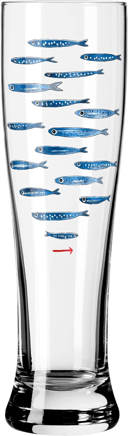 RITZENHOFF 3481007 Weizenbierglas 500 ml – 2er Set – Serie Brauchzeit Set Nr. 7 – 2 Stück mit mehrfa