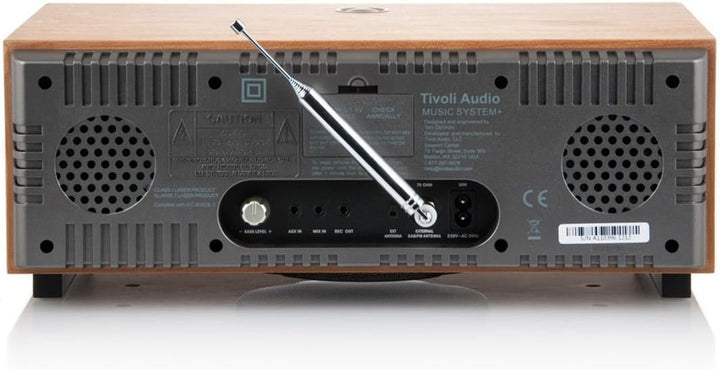 Tivoli Audio Music System+ All-in-one DAB / DAB+ / UKW Kompaktanlage mit Drahtlose Bluetooth-Technol