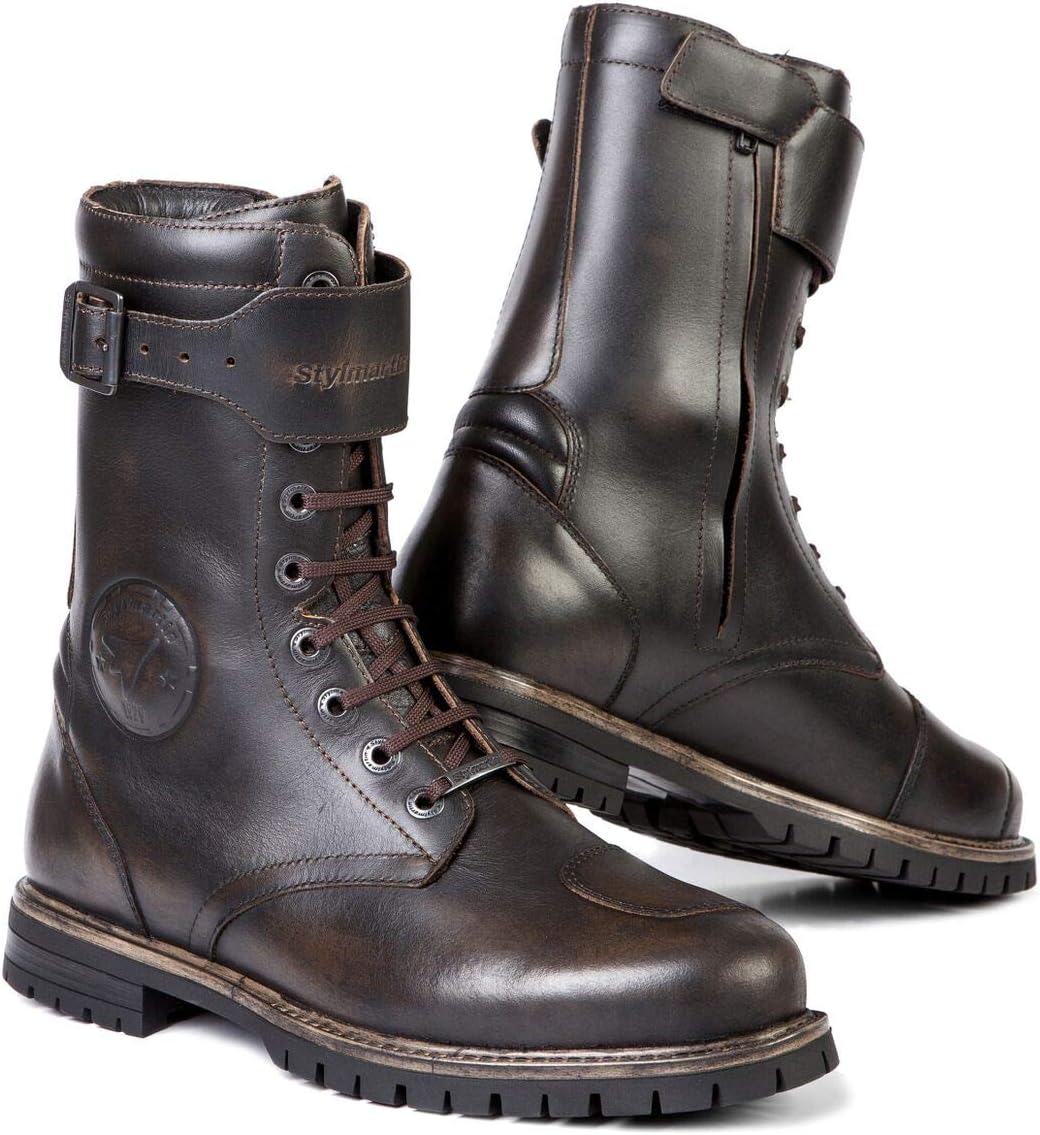 Rocket Herren Motorcycle Boot, Dunkelbraun