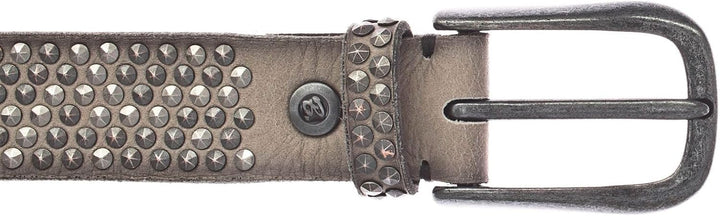 B.Belt Zoe Black Leather Belt W105 Taupe