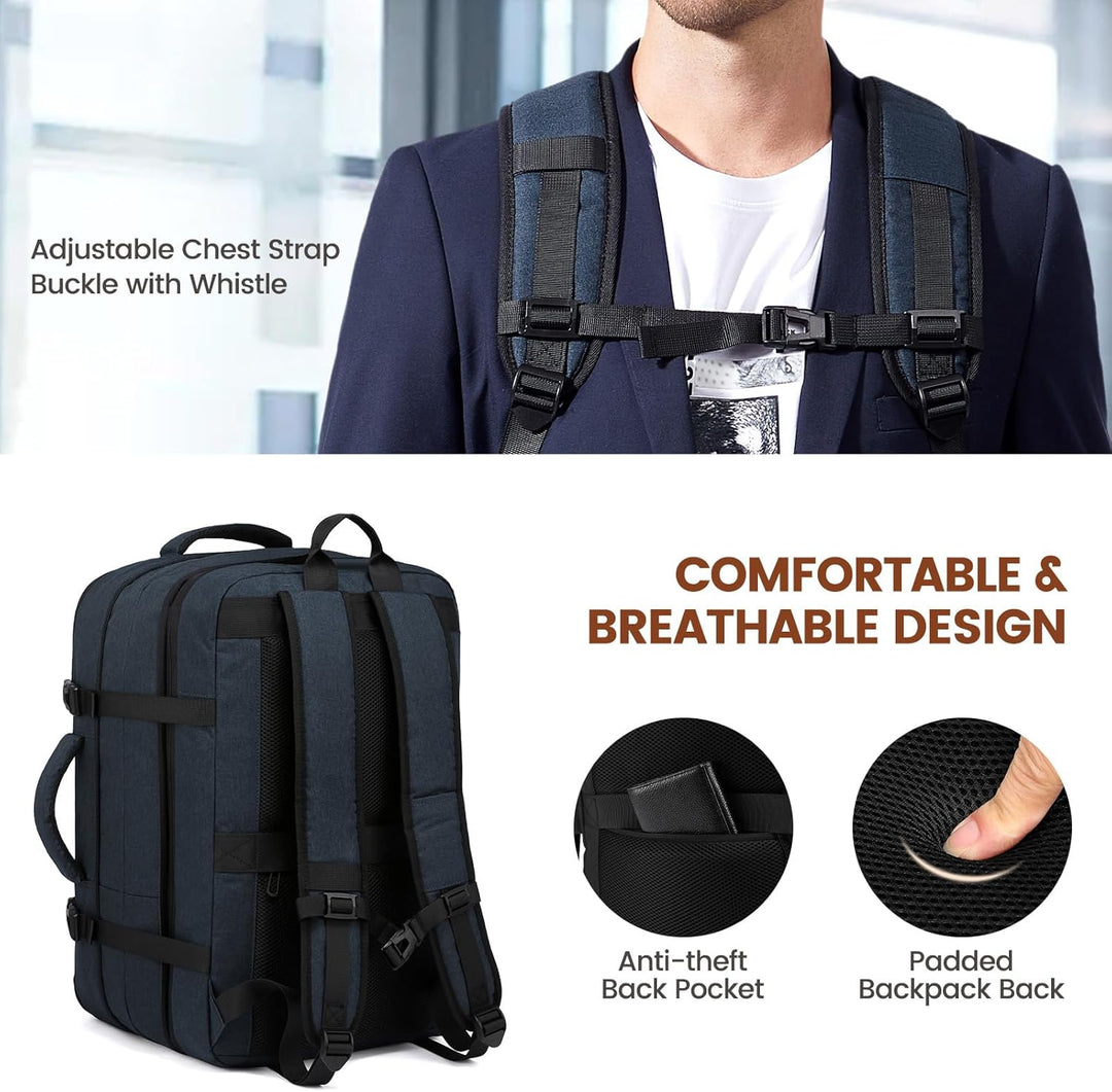 reiserucksack herren flugzeug LOVEVOOK 30-40L Rucksack Handgepäck Reiserucksack Flugzeug Herren Dame – techstudio.ch
