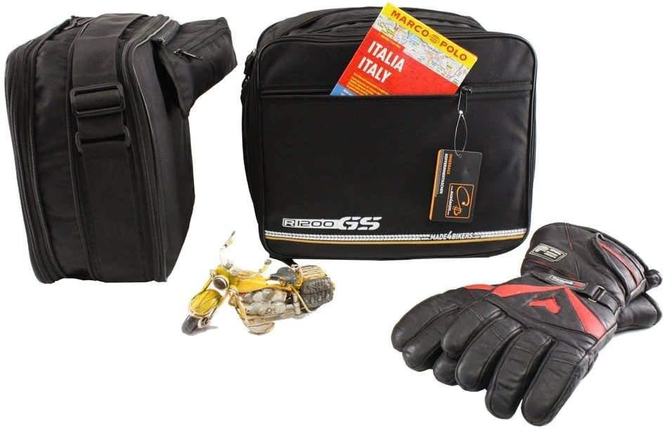 made4bikers Promotion-Bag: KomplettSet Innentaschen TopCase UND Koffer passend für BMW R1200GS-LC R1