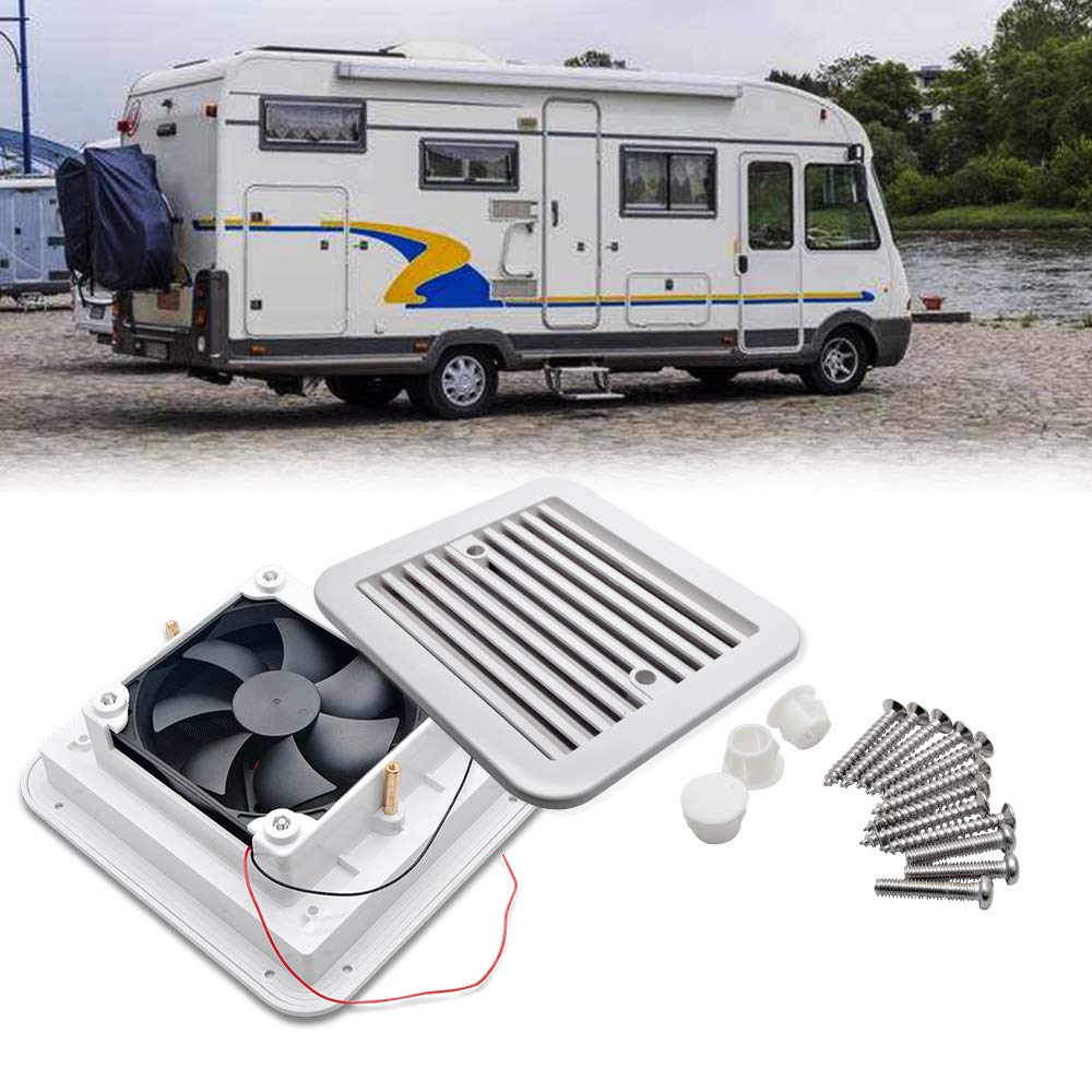 TOTMOX RV Einweg-Staubdichter Lüfter, 12 V für Wohnwagen und Wohnmobile (A0672-02 Starker Wind)