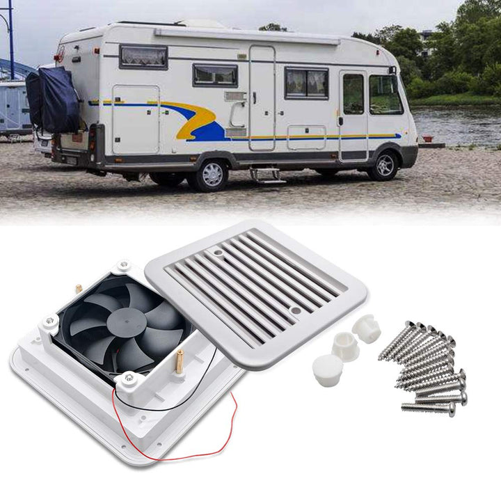 TOTMOX RV Einweg-Staubdichter Lüfter, 12 V für Wohnwagen und Wohnmobile (A0672-02 Starker Wind)