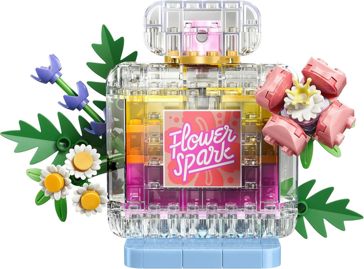 LEGO Creator 3-in-1-Set Parfümflasche mit Blumendeko - Bauspielzeug mit 3 Bauoptionen: Parfümflasche