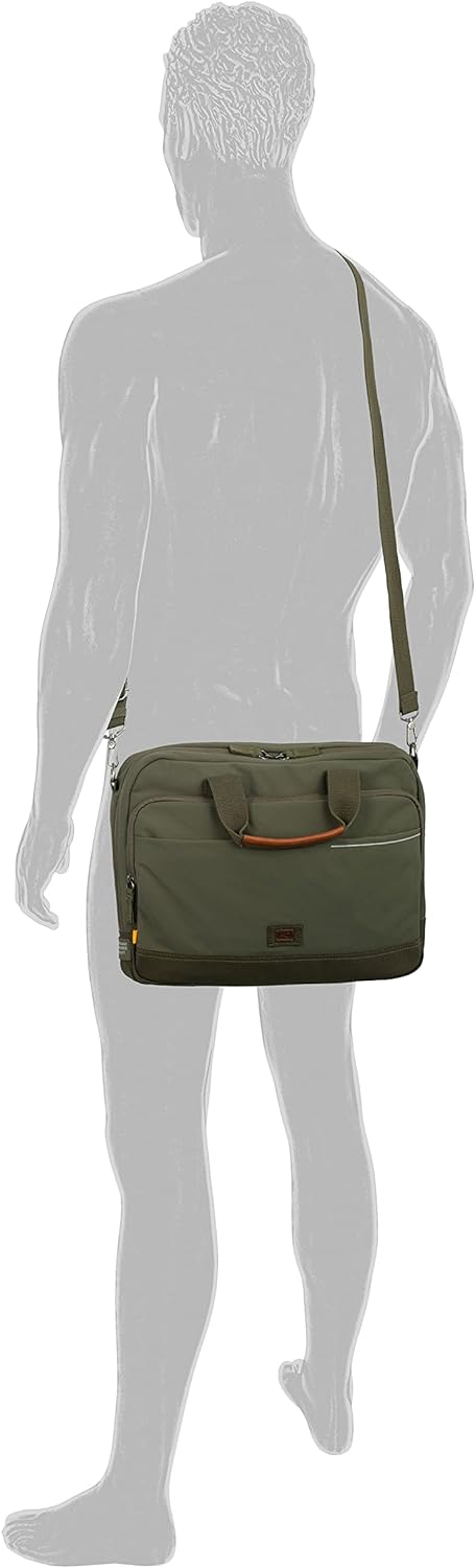camel active bags City Herren Businesstasche Aktentasche 40,0 x 9,0 x 28,0 Khaki, 40,0 x 9,0 x 28,0