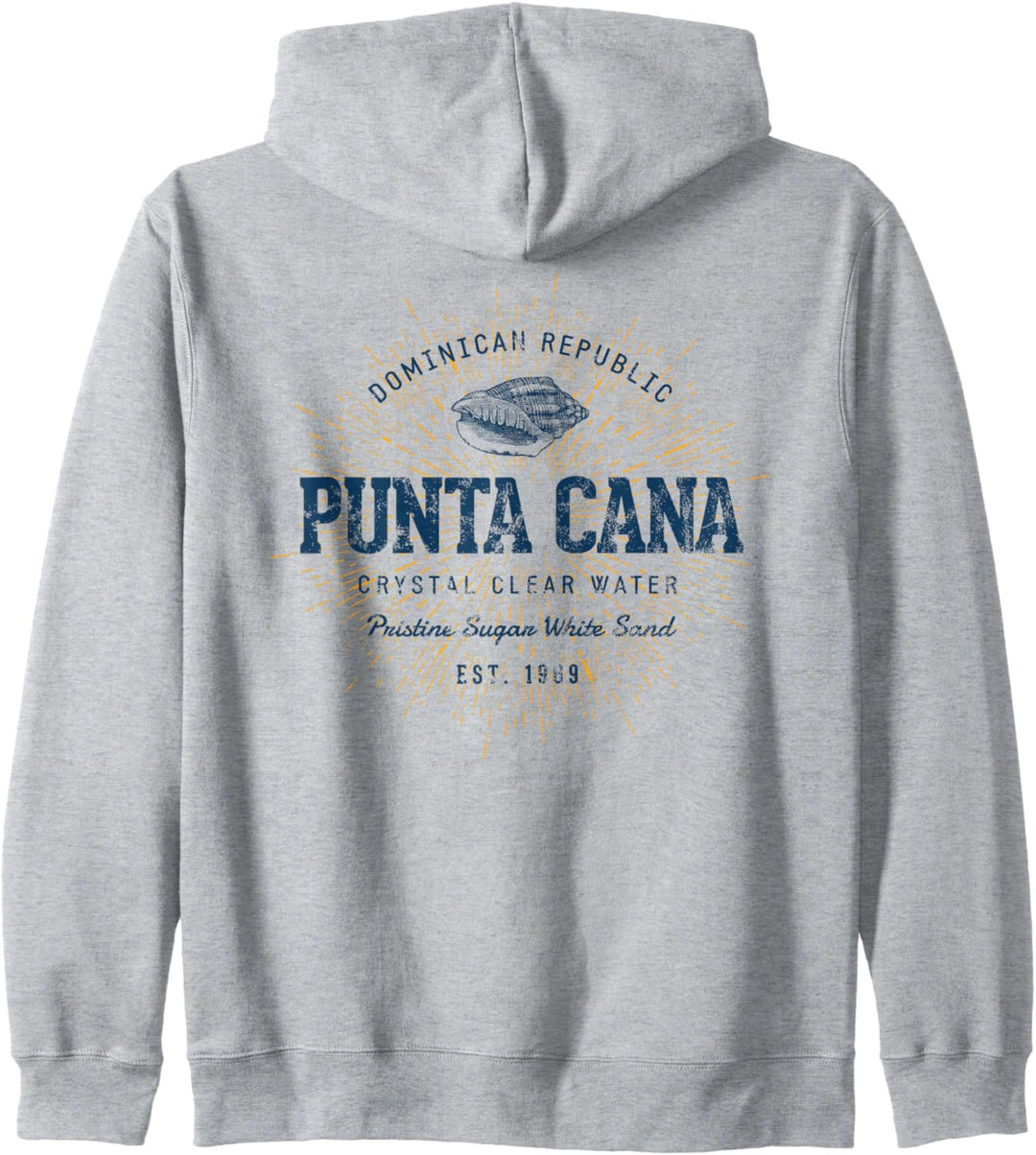 Dominikanische Republik Urlaub Souvenir Vintage Punta Cana Kapuzenjacke