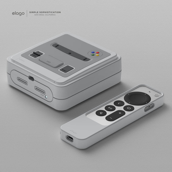 elago T4 Case Hülle Kompatibel mit Apple TV 4K 3. Generation (2022) - Mit IR Sensor Ausschnitt und L