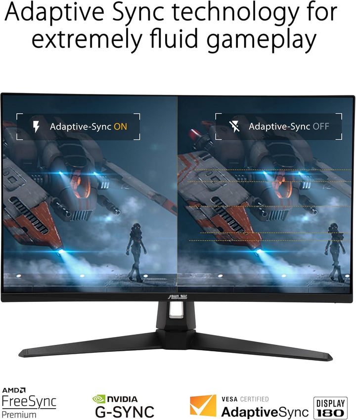ASUS TUF Gaming VG27AQ3A - 27 Zoll WQHD Monitor - 180 Hz, 1ms GtG, G-Sync, FreeSync, , ELMB, GameFas