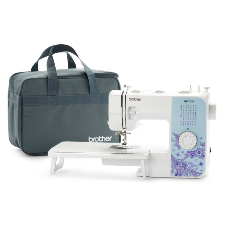 Brother XM2701S Nähmaschine (Exklusive Edition), Tisch und Tasche inklusive, 27 Nähprogramme, Freiar