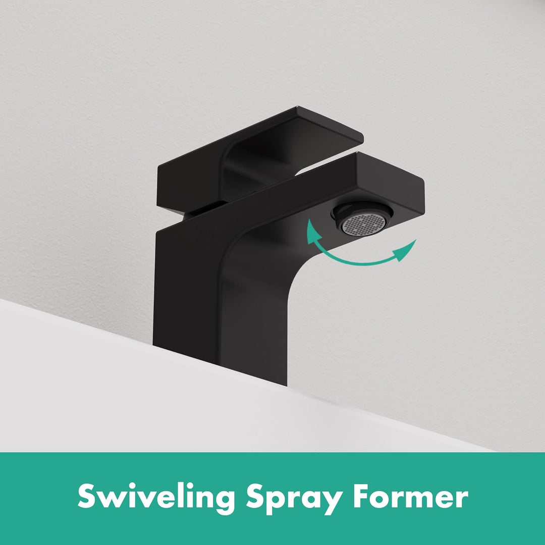 hansgrohe Vernis Shape - Waschtischarmatur ohne Ablauf, isolierte Wasserführung, Wasserhahn Bad mit