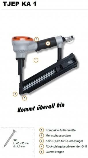 TJEP KA-1L Ankernagler mit langem Magazin