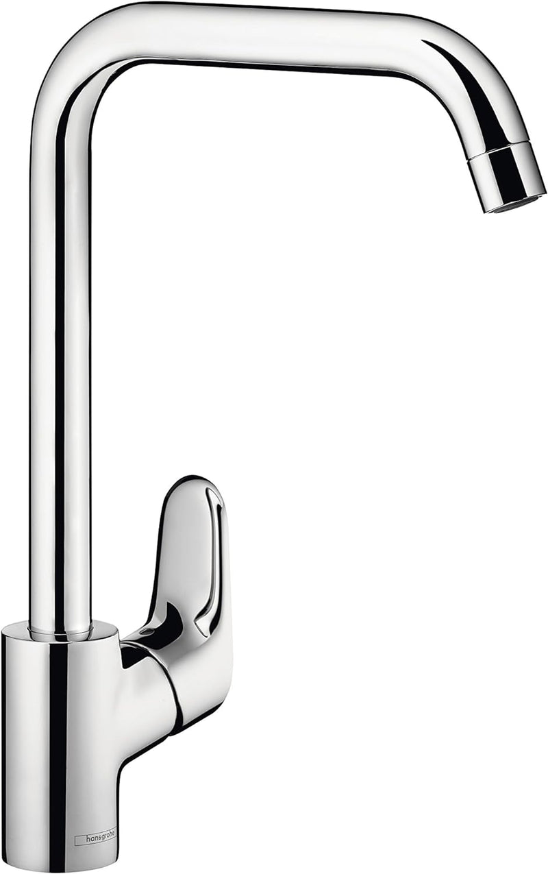 Hansgrohe Ecos L Mischbatterie für die Küche, chromfarben, Silber, Large